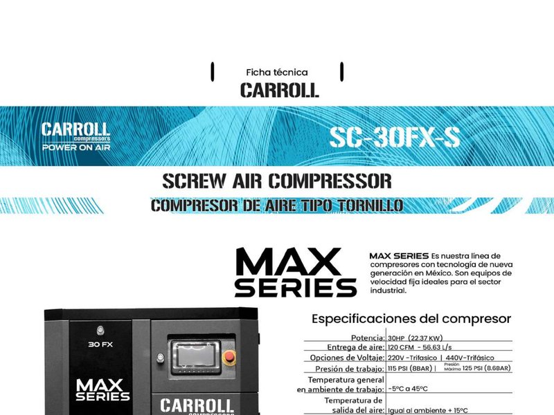 Ficha técnica 30FX-S